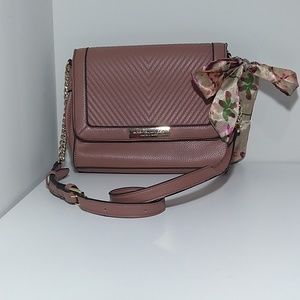 Mauve crossbody bag purse handbag